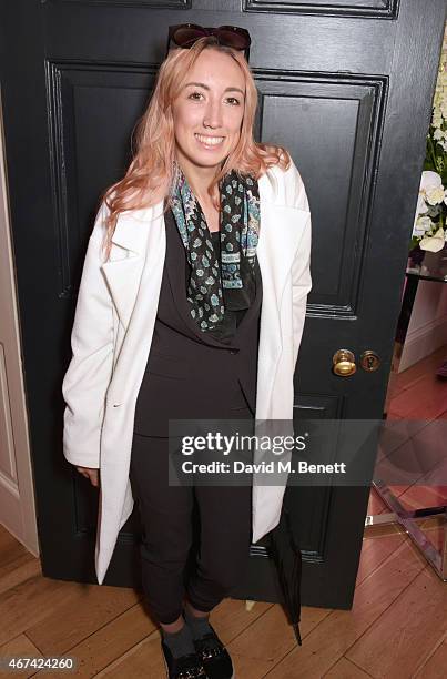 Harley Moon Kemp attends as Rochelle Humes presents her SS15 collection for very.co.uk at The Portico Rooms, Somerset House on March 24, 2015 in...