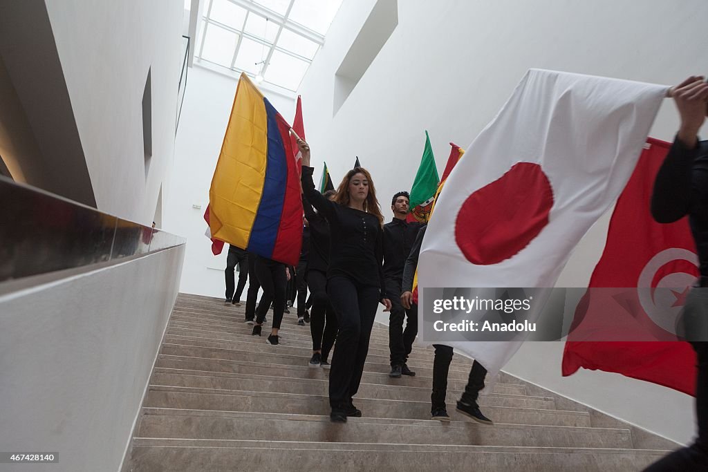 Reopening ceremony at Bardo Museum after gunmen attack