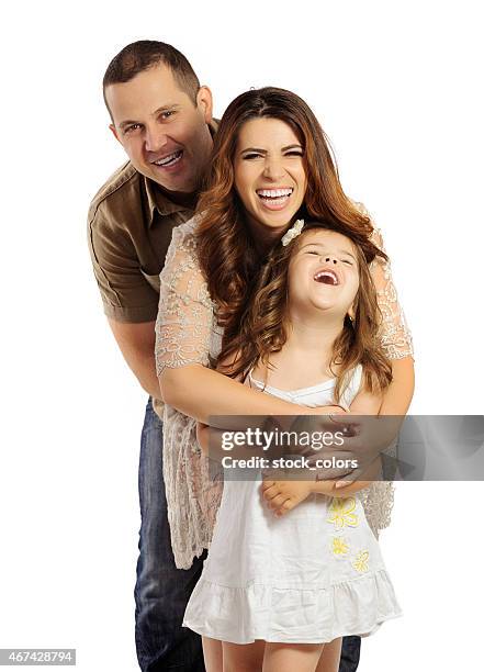funny moment - family white background stock pictures, royalty-free photos & images