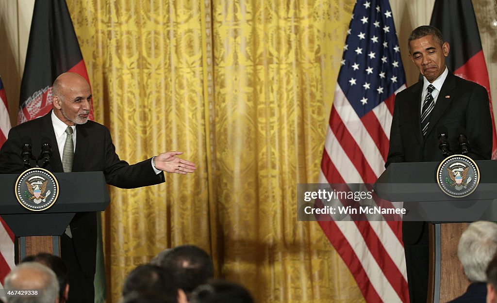 President Obama Holds News Conference With Afghan President Ghani