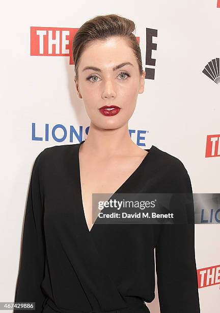 Poppy Corby-Tuech attends the 'The Royals' UK premiere party at the Mandarin Oriental Hyde Park on March 24, 2015 in London, England. 'The Royals'...