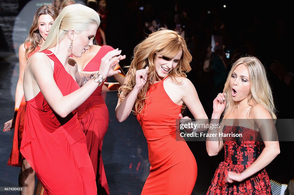 Go Red For Women - The Heart Truth Red Dress Collection 2014 Show Made Possible By Macy's And SUBWAY Restaurants - Runway