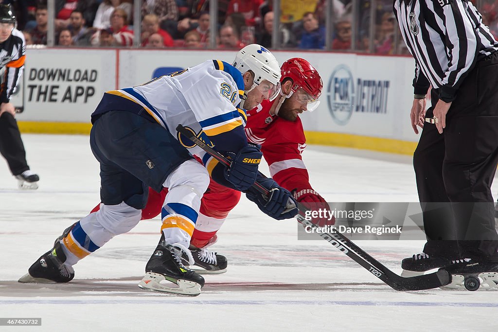 St Louis Blues v Detroit Red Wings