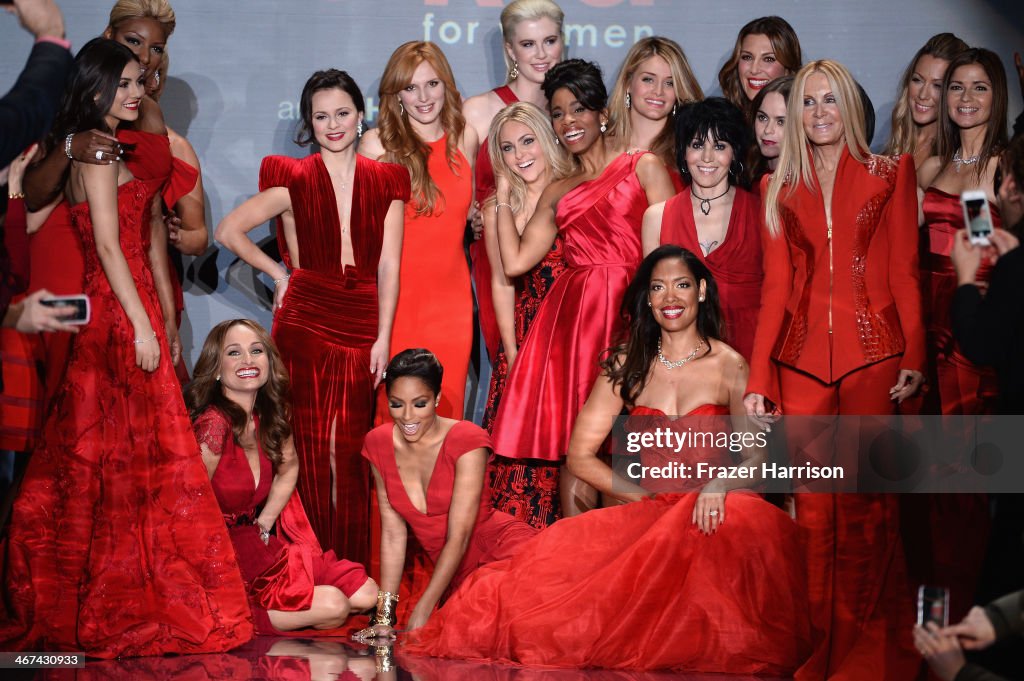 Go Red For Women - The Heart Truth Red Dress Collection 2014 Show Made Possible By Macy's And SUBWAY Restaurants - Runway