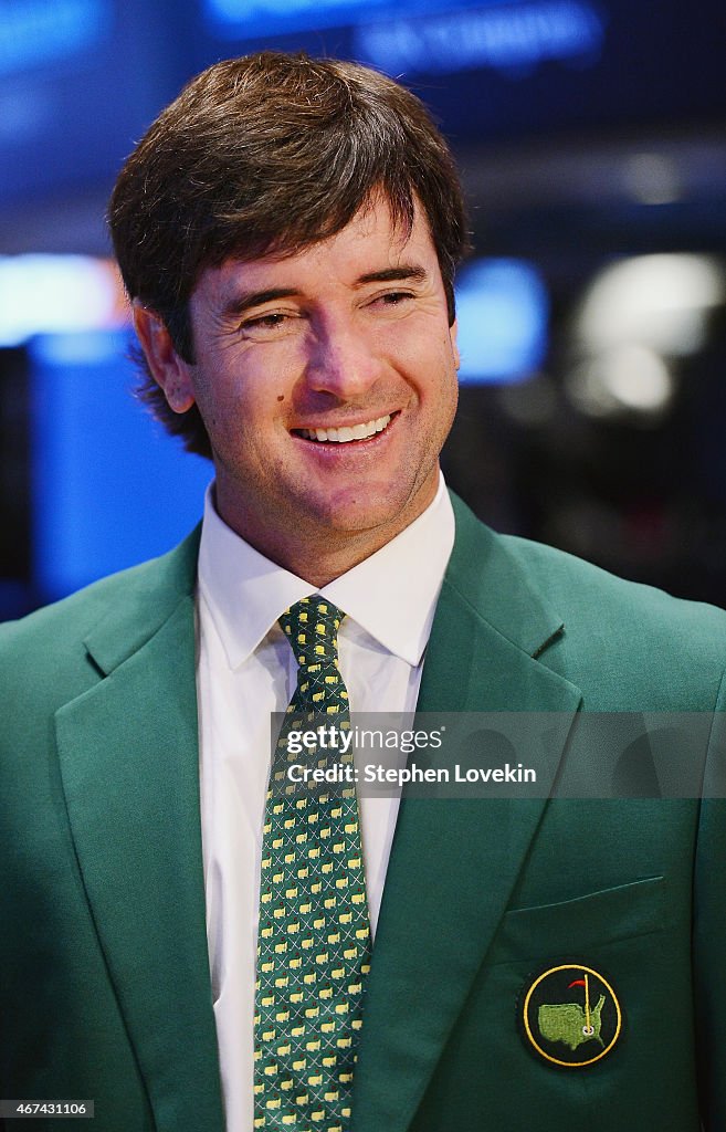 Bubba Watson And Kelly Xu Visit The New York Stock Exchange