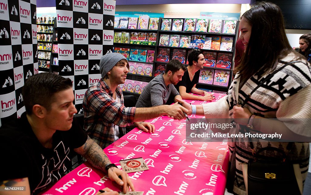 All Time Low In Store Performance And signing At HMV In Cardiff