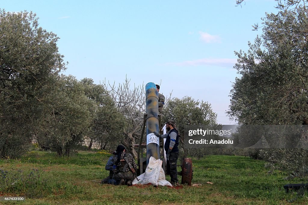 Syrian opposition members stage attacks against Assad regime forces in Idlib