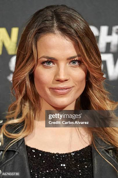 Alyson Rae Eckmann attends "Una Noche Para Sobrevivir" premiere at the Kinepolis cinema on March 24, 2015 in Madrid, Spain.