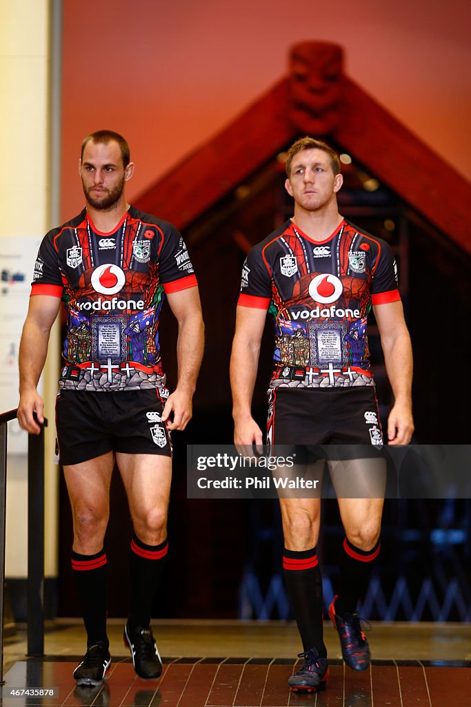 Warriors Launch ANZAC Commemorative Jersey