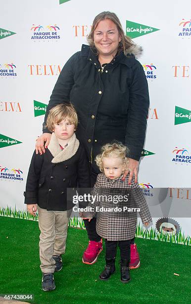 Caritina Goyanes attends 'Telva Children Awards 2015' party at Parque de Atracciones on March 24, 2015 in Madrid, Spain.