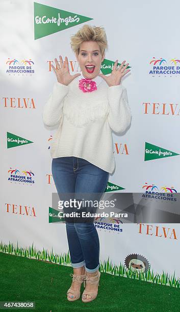 Tania Llasera attends 'Telva Children Awards 2015' party at Parque de Atracciones on March 24, 2015 in Madrid, Spain.