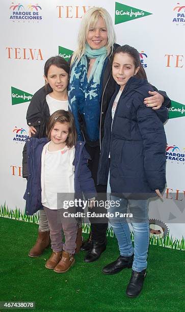 Actress Lluvia Rojo attends 'Telva Children Awards 2015' party at Parque de Atracciones on March 24, 2015 in Madrid, Spain.