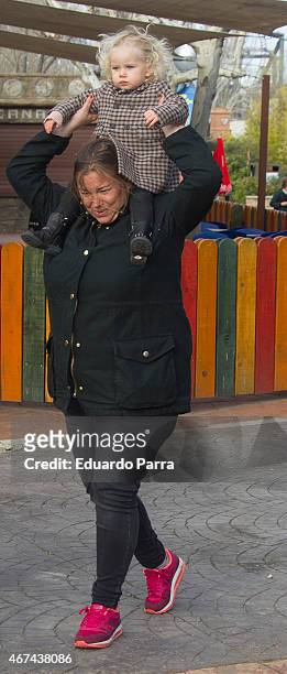 Caritina Goyanes attends 'Telva Children Awards 2015' party at Parque de Atracciones on March 24, 2015 in Madrid, Spain.