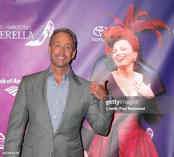 Actor Peter Marc Jacobson arrives at "Rodgers & Hammerstein's Cinderella" Opening Night at Ahmanson Theatre on March 18, 2015 in Los Angeles,...