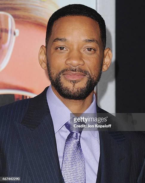 Actor Will Smith arrives at the Los Angeles Premiere "Focus" at TCL Chinese Theatre on February 24, 2015 in Hollywood, California.