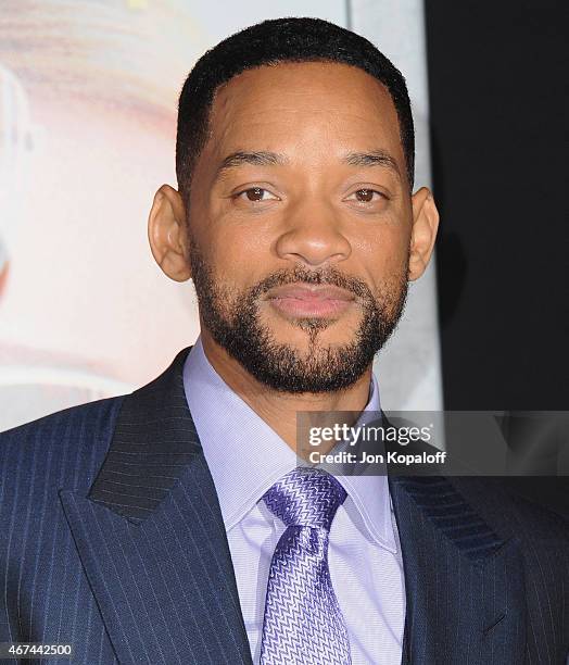 Actor Will Smith arrives at the Los Angeles Premiere "Focus" at TCL Chinese Theatre on February 24, 2015 in Hollywood, California.