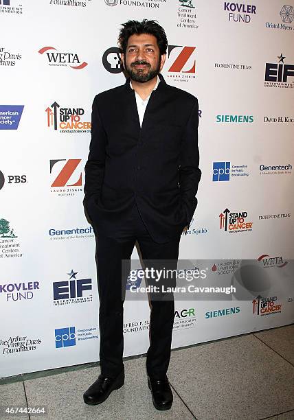 Siddhartha Mukherjee attends "Cancer: The Emperor of All Maladies" New York Screening at Jazz at Lincoln Center on March 24, 2015 in New York City.