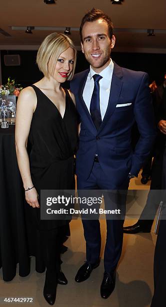 Kelly Adams and Matthew Lewis attend the after party following the press night performance of "Northern Ballet's The Great Gatsby" at Sadler's Wells...