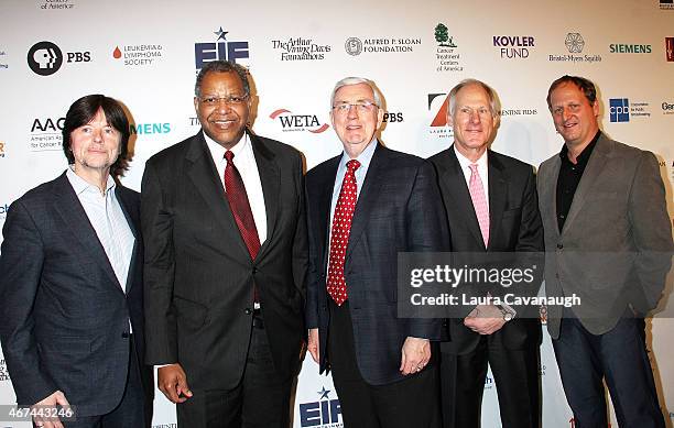 Ken Burns, Dr. Otis Brawley, Chief Medical Officer, American Cancer Society, Dr. John Seffrin, CEO, American Cancer Society, Robert Youle, Attorney,...