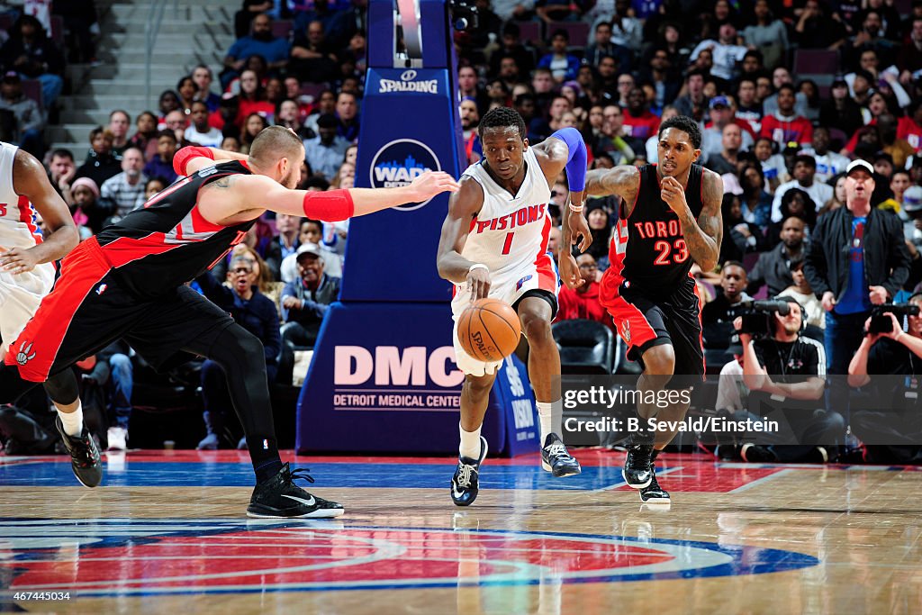 Toronto Raptors v Detroit Pistons