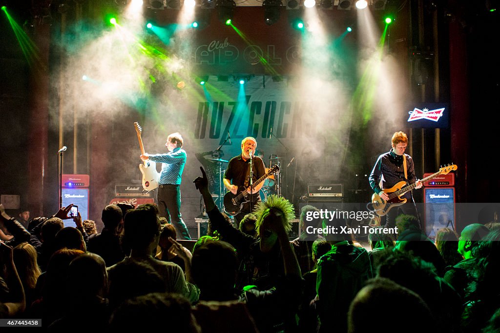 Buzzcocks Perform in Concert in Barcelona