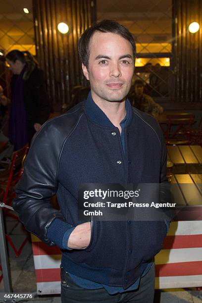 Nikolai Kinski attends the premiere of the film 'Tod den Hippies - Es lebe der Punk!' at UCI Kinowelt on March 24, 2015 in Berlin, Germany.