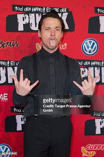 Ralph Kretschmar attends the premiere of the film 'Tod den Hippies - Es lebe der Punk!' at UCI Kinowelt on March 24, 2015 in Berlin, Germany.