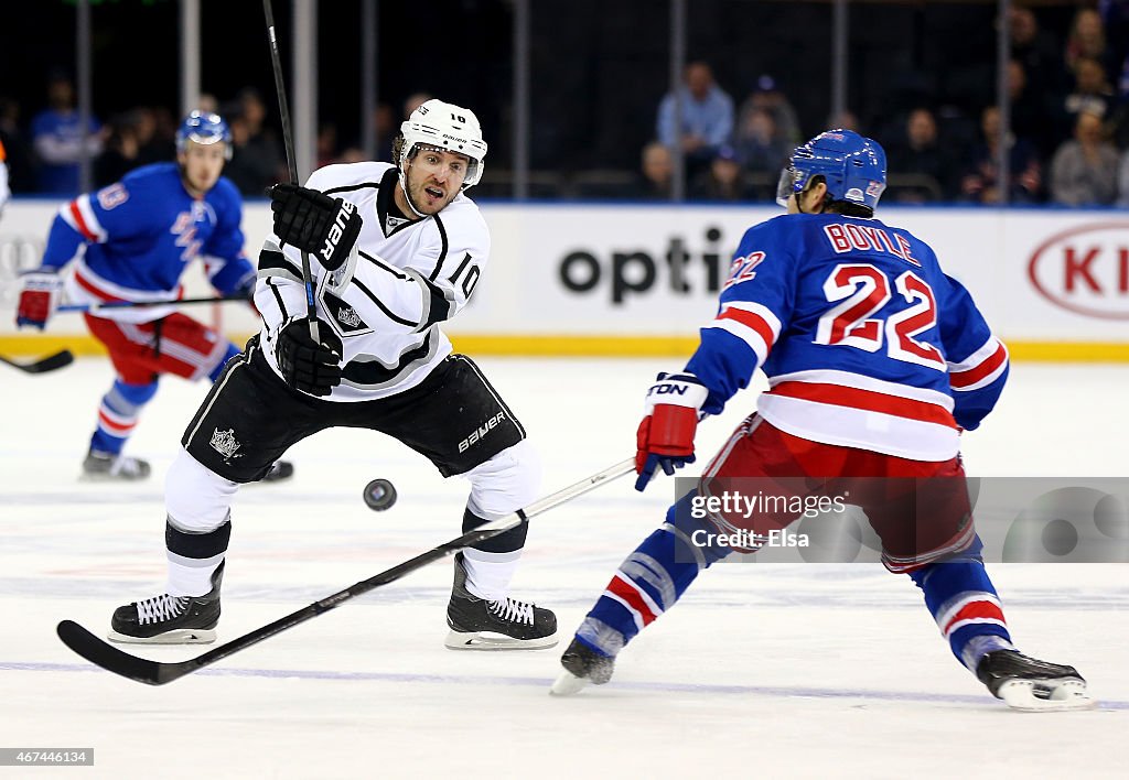 Los Angeles Kings v New York Rangers