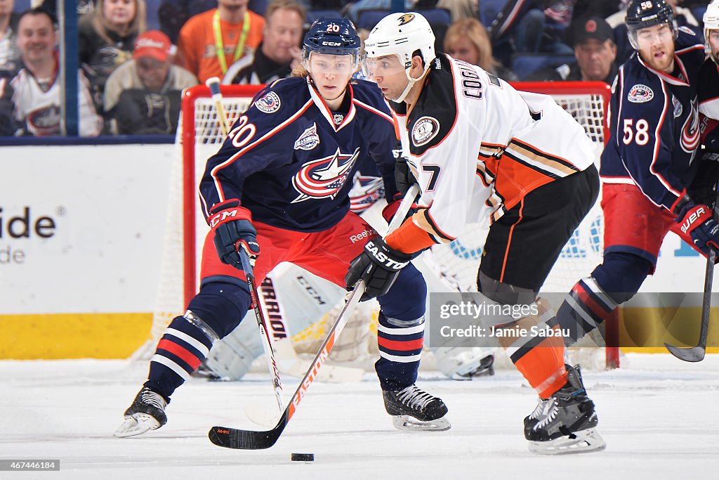 Anaheim Ducks v Columbus Blue Jackets