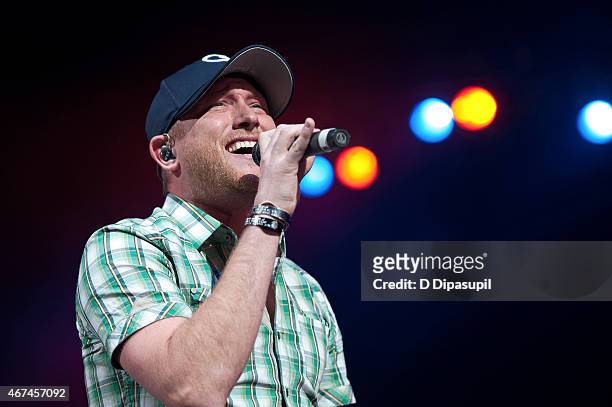 Cole Swindell performs onstage at the 2015 NASH Bash at Barclays Center on March 24, 2015 in New York City.