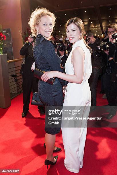Katja Riemann and Aylin Tezel attend the Opening Party of the 64th Berlinale International Film Festival on February 6, 2014 in Berlin, Germany.