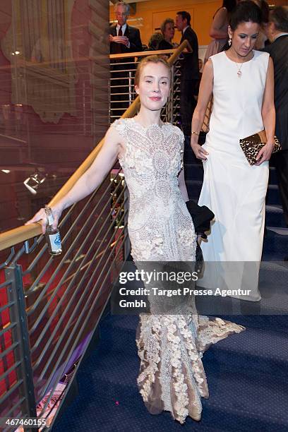 Franziska Petri and Minu Barati attend the Opening Party of the 64th Berlinale International Film Festival on February 6, 2014 in Berlin, Germany.