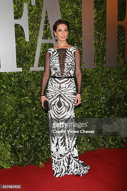 Anette Michel attends the Vanity Fair México magazine launch at Casa Del Lago on March 24, 2015 in Mexico City, Mexico.