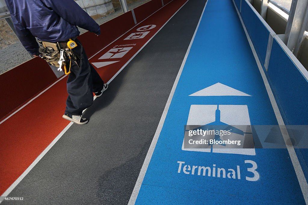 Media Preview Of New LCC Terminal At Narita Airport