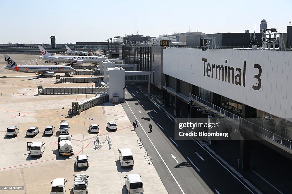 Media Preview Of New LCC Terminal At Narita Airport