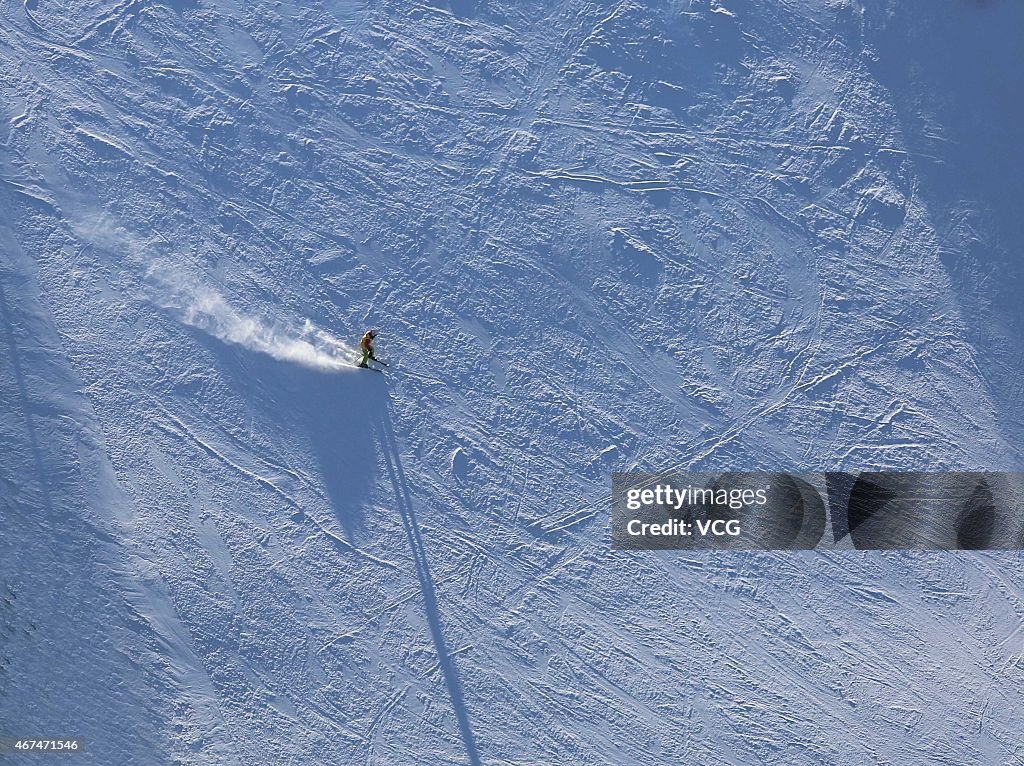 Aerial Photos Of Zhangjiakou's Chongli Ski Resort