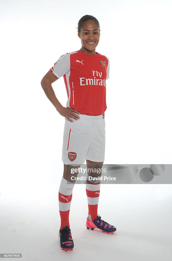 Arsenal Ladies Photocall