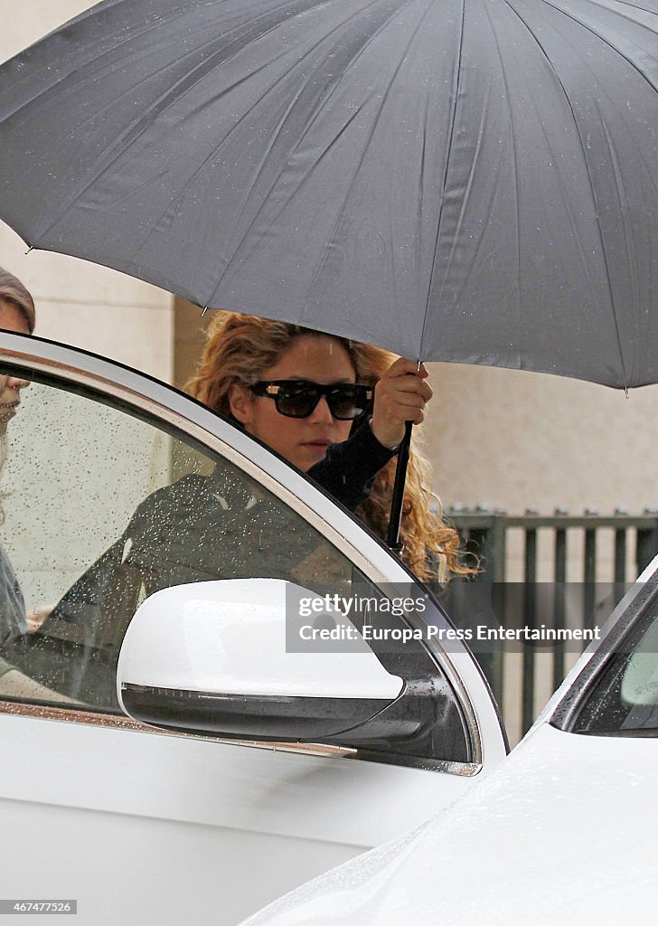 Shakira Sighting In Barcelona - March 24, 2015