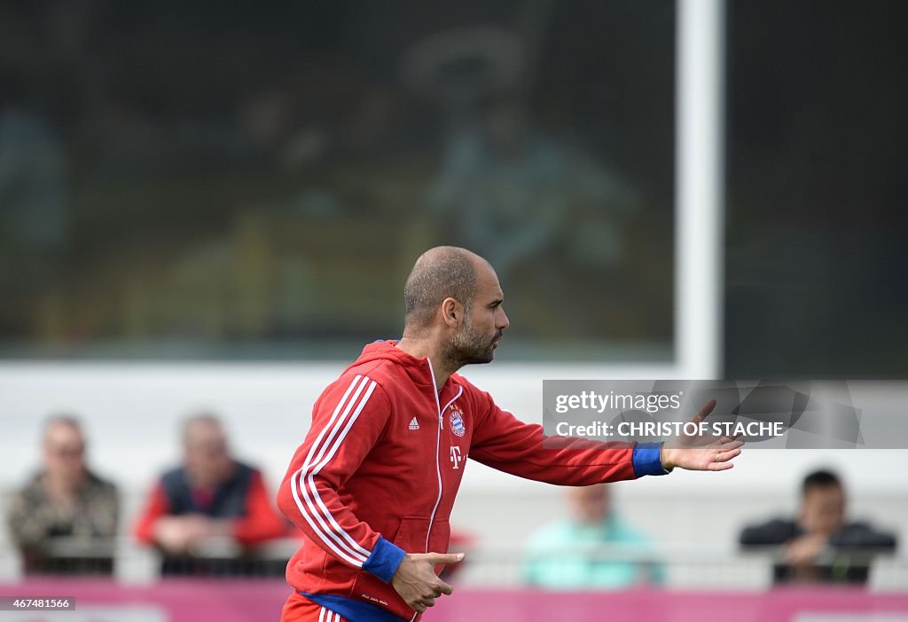 FBL-GER-BUNDESLIGA-BAYERN MUNICH-TRAINING