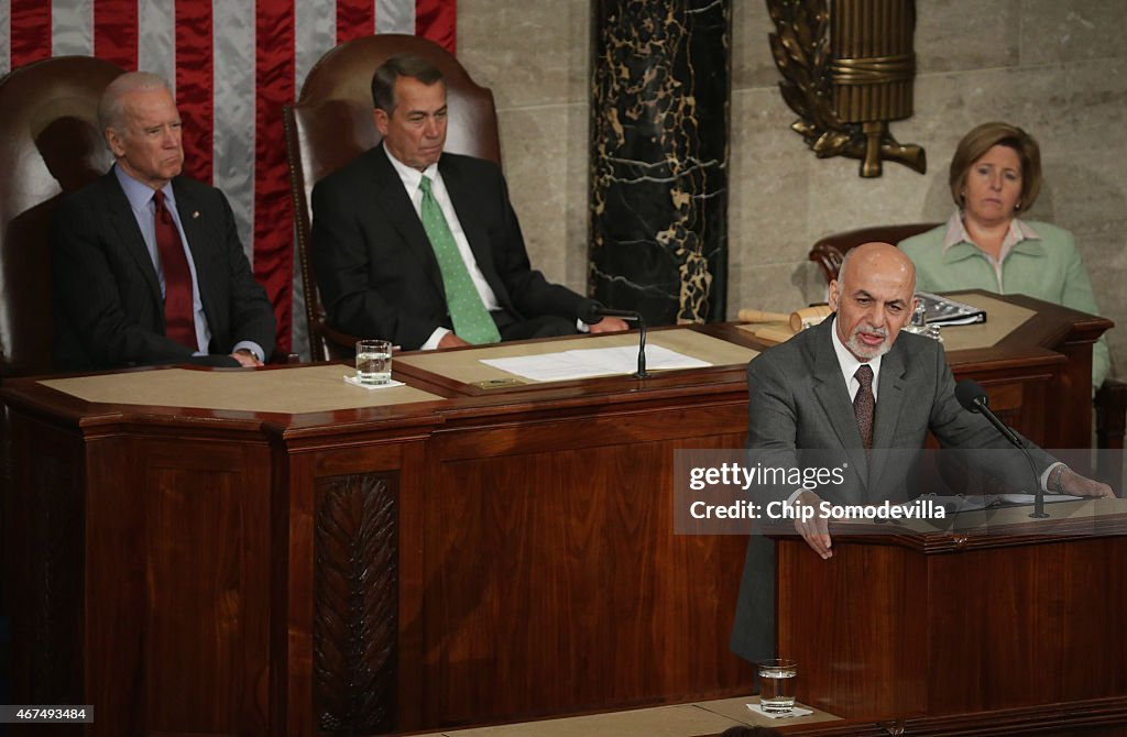 Afghan President Ghani Addresses Joint Meeting Of Congress