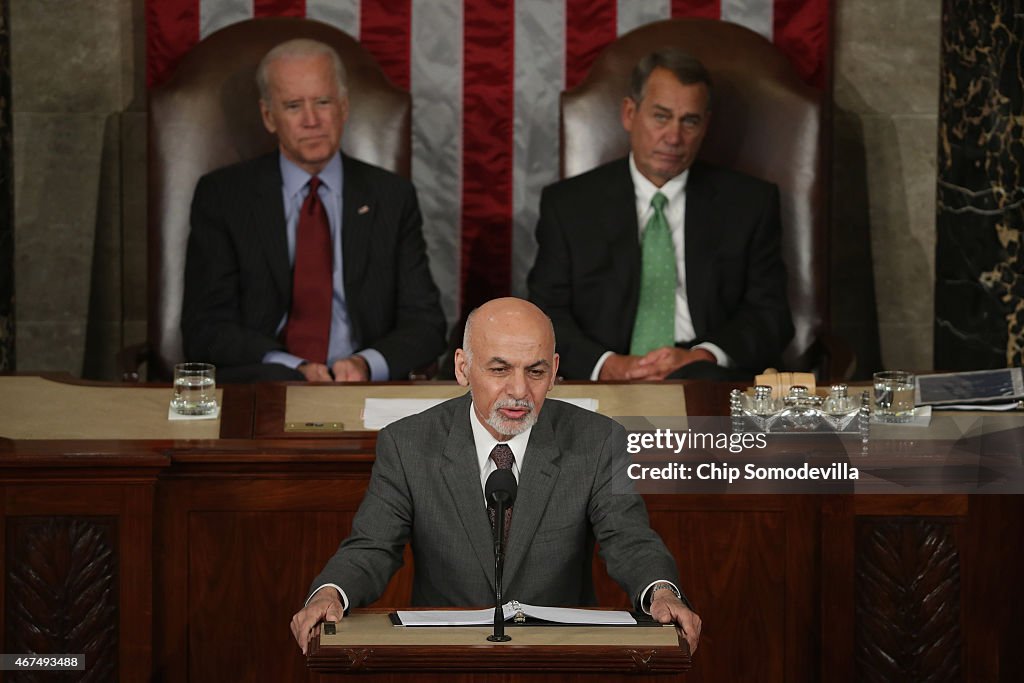 Afghan President Ghani Addresses Joint Meeting Of Congress