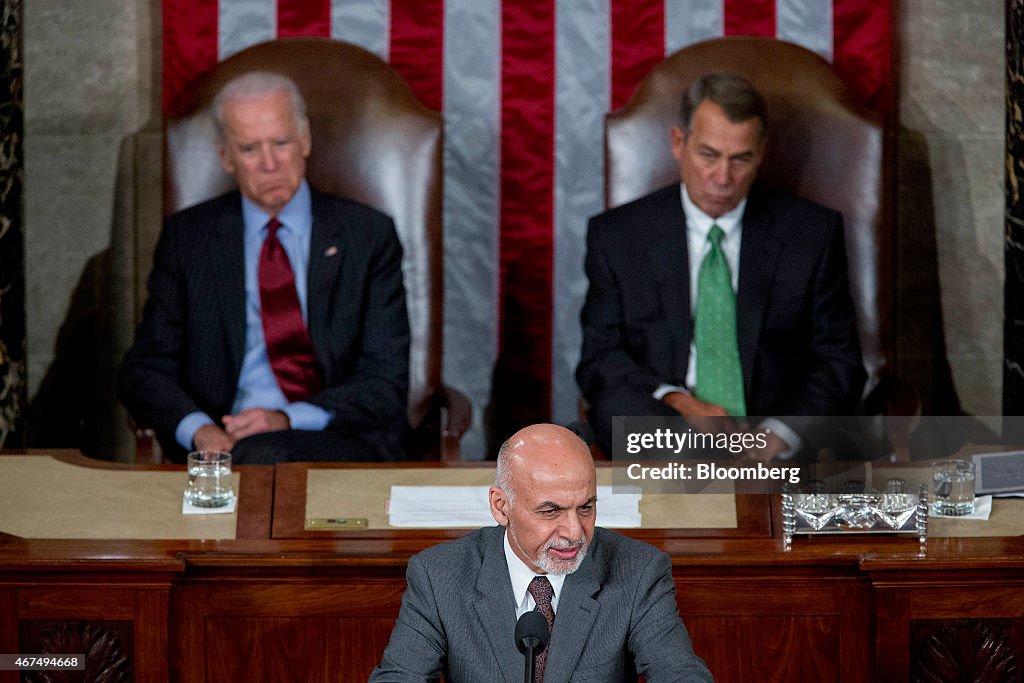 Afghanistan President Ashraf Ghani Addresses A Joint Meeting Of Congress