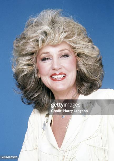 Music Actress Georgia Holt poses for a portrait in 1981 in Los Angeles, California.
