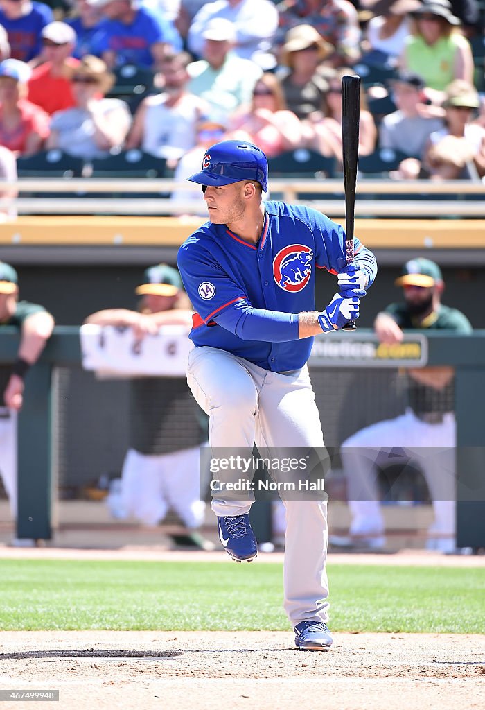 Chicago Cubs v Oakland Athletics