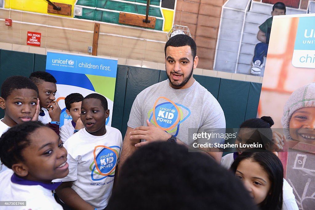 UNICEF Kid Power Kicks Off In New York With Former New York Knicks Star John Starks