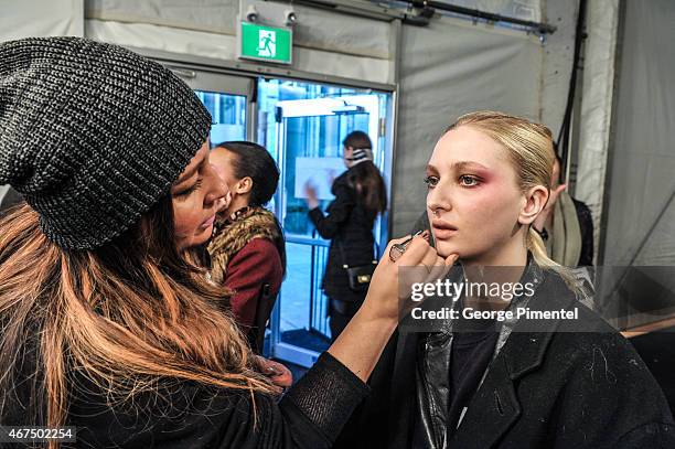 General view of World MasterCard Fashion Week Fall 2015 Collections Day 2 at David Pecaut Square on March 24, 2015 in Toronto, Canada.