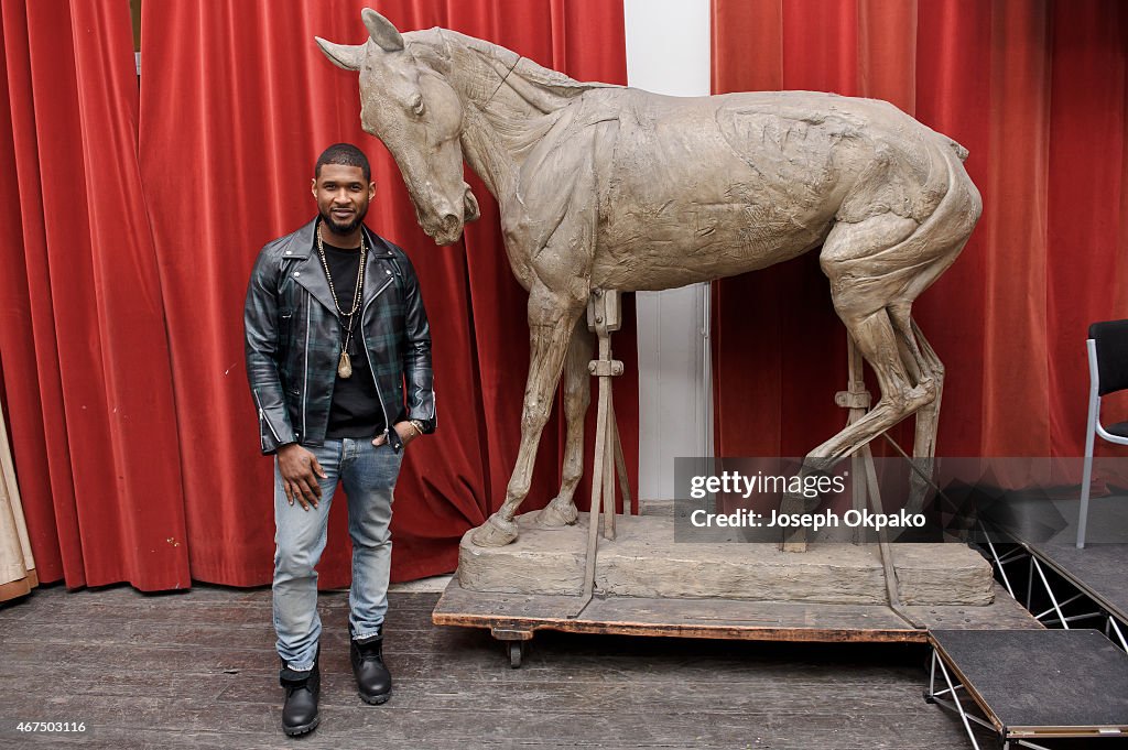 Usher Visits Royal Academy Schools To Promote Arts Education For All