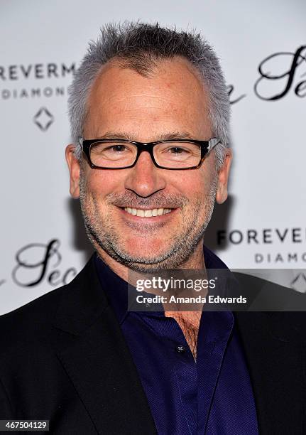 Director Charlie Stratton arrives at the Los Angeles premiere of "In Secret" at ArcLight Hollywood on February 6, 2014 in Hollywood, California.