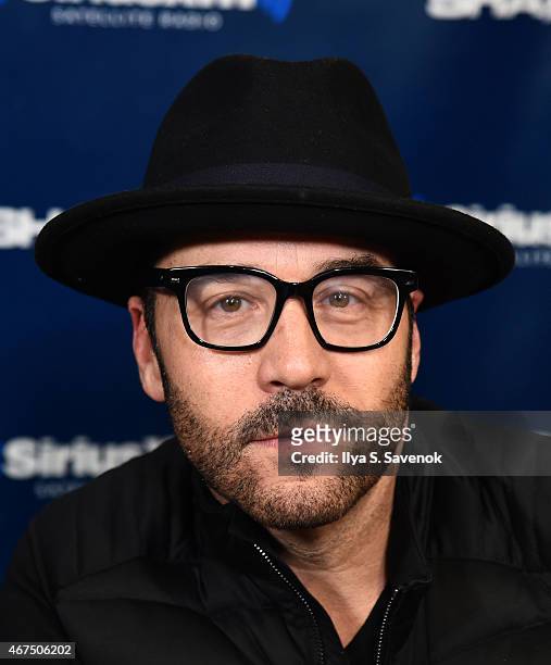 Actor Jeremy Piven visits the SiriusXM Studios on March 25, 2015 in New York City.