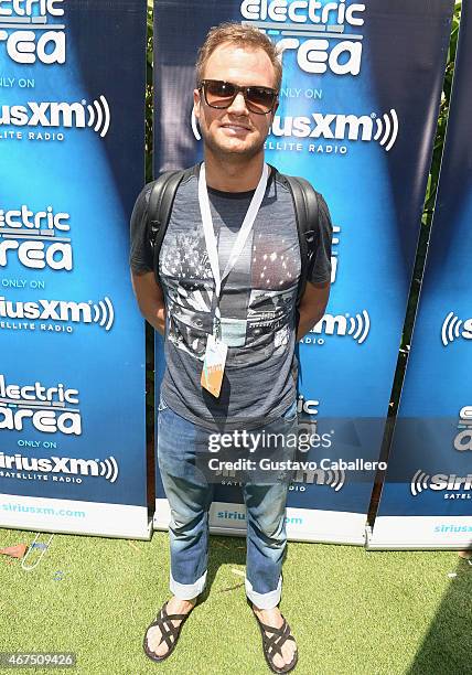 Dash Berlin attends the SiriusXM's "UMF Radio" Broadcast Live from the SiriusXM Music Lounge at W Hotel on March 25, 2015 in Miami, Florida.